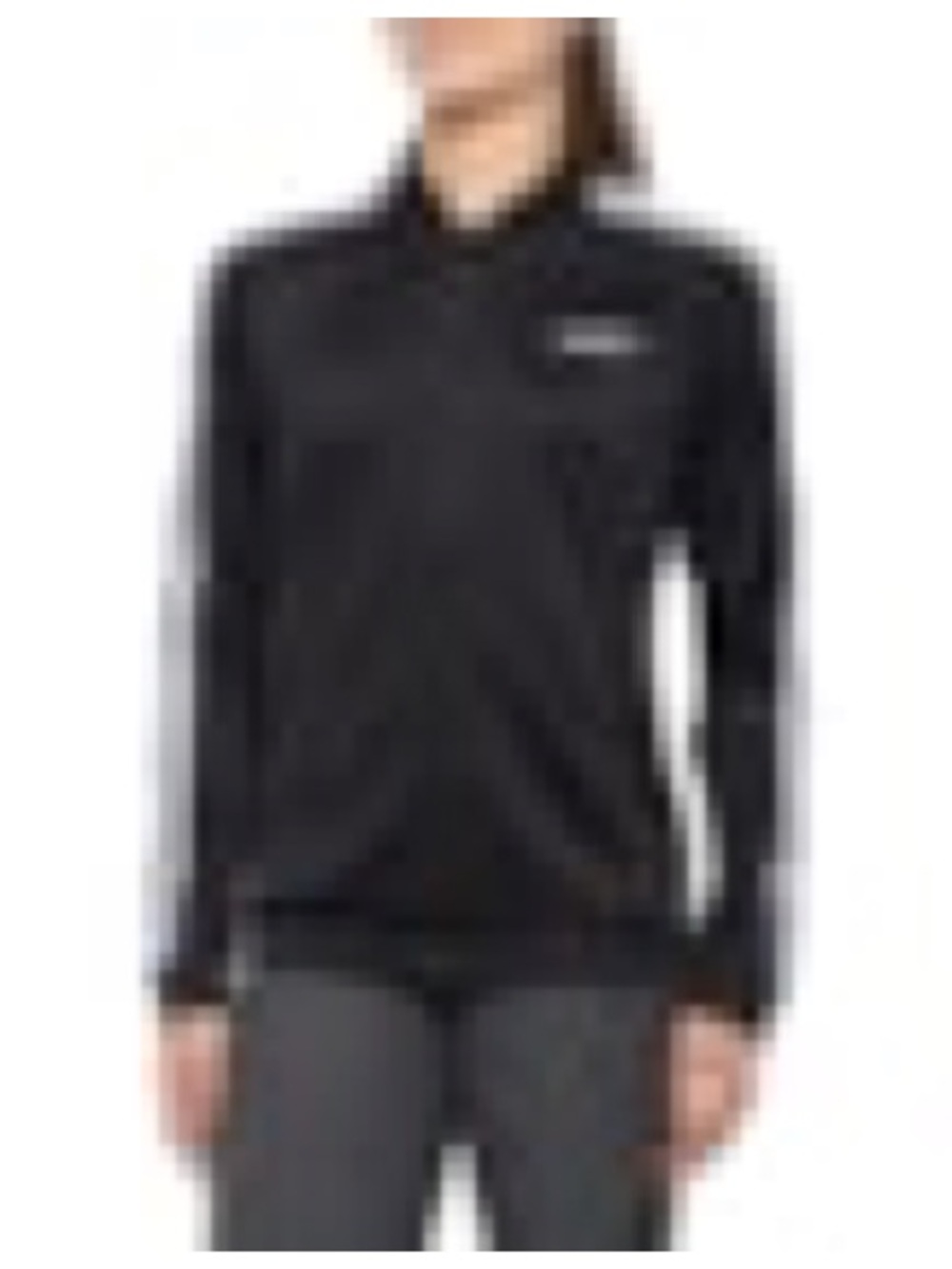 adidas Women’s Track Jacket Full Zip 3 Stripe Black Large - Picture 6 of 7